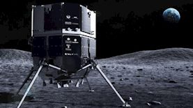 הדמיית החללית HAKUTO-R, צילום: ispace